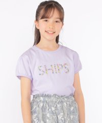SHIPS KIDS/SHIPS KIDS:140～150cm / ガーリー 刺繍 ロゴ TEE/505970267