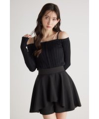 rienda/デコラティブオフショル Knit TOP/505970504