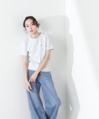 NATURAL BEAUTY BASIC/ロゴ刺繍コンパクトTシャツ/505968055