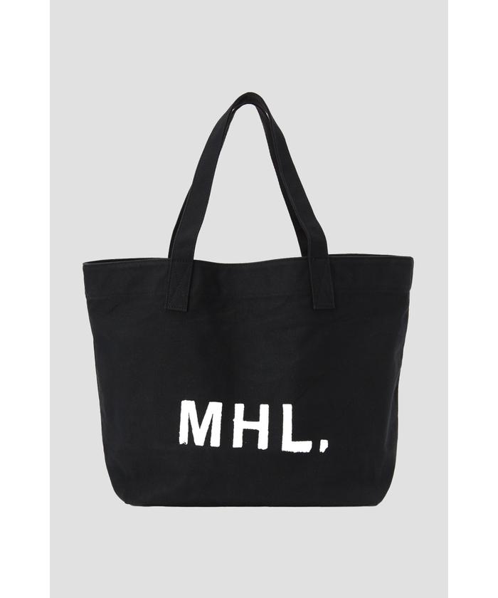 MHL】マーガレットハウエル 黒 2way ショルダーバッグ 旧ロゴ