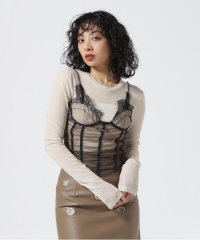 RoyalFlash/PRANK PROJECT/See－through Bustier Layered Top/505968156