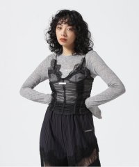 RoyalFlash/PRANK PROJECT/See－through Bustier Layered Top/505968156