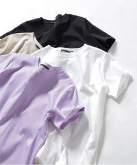 N Natural Beauty Basic/シルケットクルーネックTシャツ/505970558