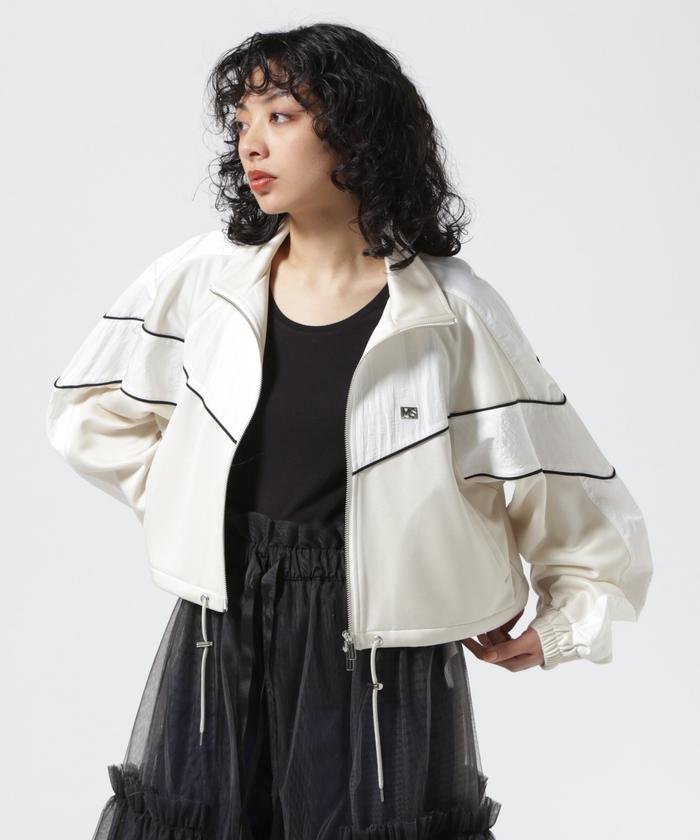 MAISON SPECIAL/メゾンスペシャル/Cropped Track Jacket(505970637