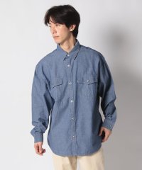 LEVI’S OUTLET/SILVERTAB（TM） 2 ポケットシャツ ミディアムインディゴ WORN IN/505933878