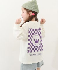 devirock/デビラボ BIGシルエット プリント袖リブ 長袖Tシャツ 子供服 キッズ ベビー 男の子 女の子 トップス 長袖Tシャツ ロンT /505969526