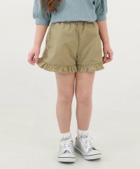 devirock/水はじく ナイロン 裾フリルショートパンツ(水陸両用) 子供服 キッズ 女の子 ボトムス ハーフパンツ ショートパンツ /505969528