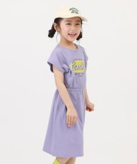 devirock/ウエストデザイン半袖ワンピース 子供服 キッズ 女の子 半袖ワンピース ノースリーブワンピース ワンピース /505969529