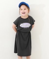 devirock/ウエストデザイン半袖ワンピース 子供服 キッズ 女の子 半袖ワンピース ノースリーブワンピース ワンピース /505969529