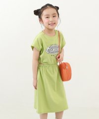 devirock/ウエストデザイン半袖ワンピース 子供服 キッズ 女の子 半袖ワンピース ノースリーブワンピース ワンピース /505969529