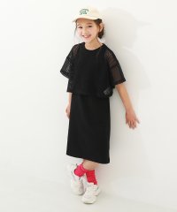 devirock/【セットアップ】メッシュTシャツ＆アメスリワンピース 子供服 キッズ 女の子 セットアップ オールインワン /505969530