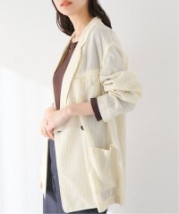 journal standard  L'essage /【JANE SMITH/ジェーンスミス】WASHED CUPRO STRIPE JK：ジャケット/505972823