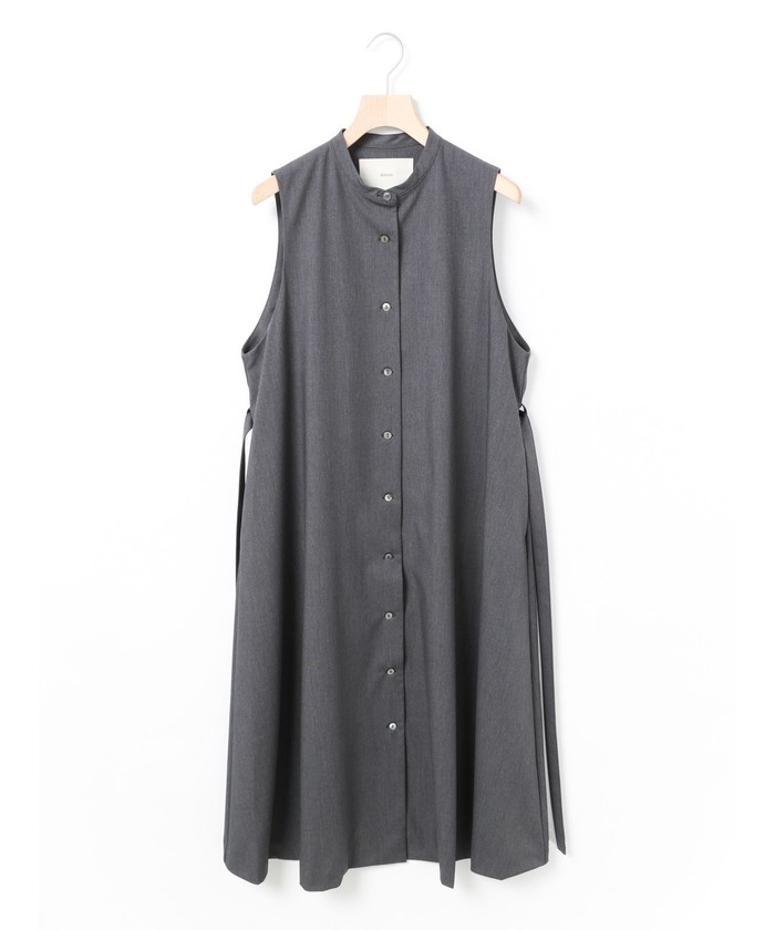 セール 30%OFF】MidiUmi スタンドカラーノースリーブワンピース