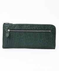 gino marina　luxe/ジーノマリーナリュクス gino marina luxe クロコダイル本革L字長財布/504524121