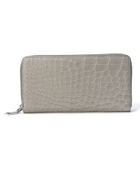 gino marina　luxe/ジーノマリーナリュクス gino marina luxe クロコダイル本革ラウンド長財布/504524122