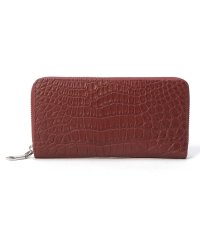 gino marina　luxe/ジーノマリーナリュクス gino marina luxe クロコダイル本革ラウンド長財布/504524122