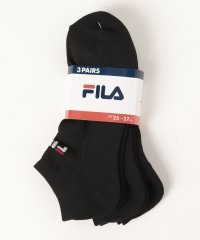 FILA socks Mens/ロゴ アンクルソックス 3足組 メンズ/505491959