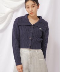 JILL by JILL STUART/コットンブレンドケーブルニット　ボタン/505773499