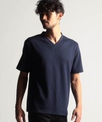 NICOLE CLUB FOR MEN/ボックスミニワッフル半袖Tシャツ/505795663