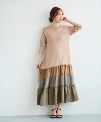 le.coeur blanc/TORRAZZO DONNAニットドッキングワンピース/505797958