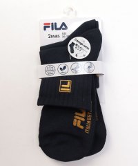 FILA socks Mens/アーチフィット リブショートソックス 2足組 メンズ/505932927