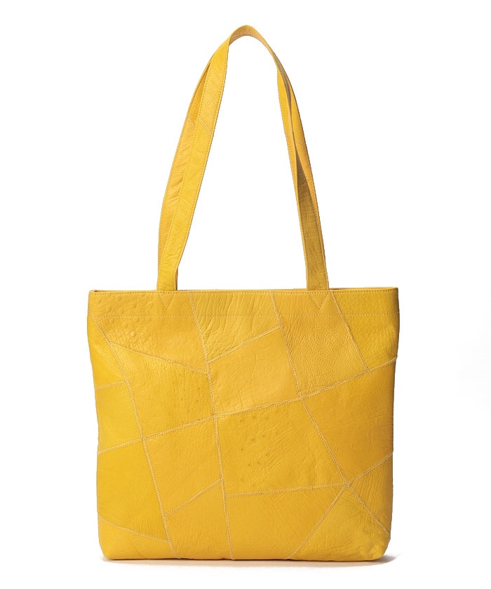 新品】オーストリッチ・パッチワークトートバッグ