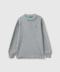 BENETTON (UNITED COLORS OF BENETTON BOYS)/キッズオーガニックコットン100%ロゴパッチ長袖ポロシャツB/505966721