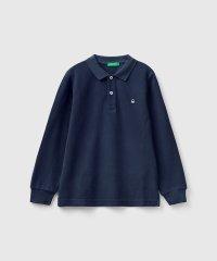 BENETTON (UNITED COLORS OF BENETTON BOYS)/キッズオーガニックコットン100%ロゴパッチ長袖ポロシャツB/505966721