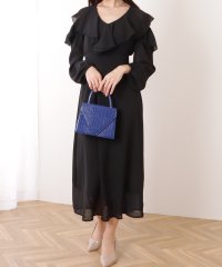 Lace Ladies/レースレディース Lace Ladies カットアウト フリル Vネック シフォン ワンピース/505972532