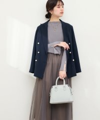 NICE CLAUP OUTLET/【every very niceclaup】リブニット×チュールドッキングワンピース/505972623