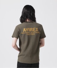 AVIREX/《WEB&DEPOT限定》MINI WAFFLE V NECK T－SHIRT / ミニワッフル Vネック Tシャツ / AVIREX/505973070