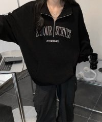 miniministore/ミニミニストア miniministore ロゴスウェットシャツ ポロカラー春秋薄手/505973105