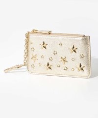 JIMMY CHOO/ジミー チュー JIMMY CHOO NANCY AUR コインケース レディース ミニ財布 キーフック レザー コンパクト/505975086