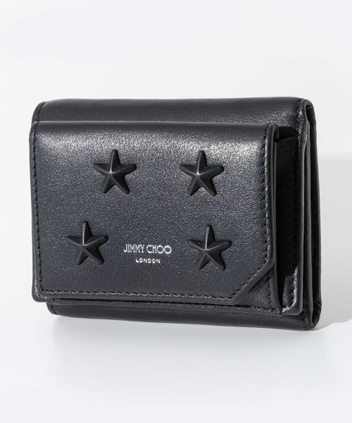 ジミー チュー JIMMY CHOO BEALE OAJ 三つ折り財布 メンズ 財布 ミニ 