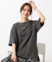 SHOO・LA・RUE/【洗える】大人が一枚で着こなしやすい さらっとコットン五分袖Tシャツ/505976063