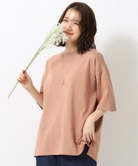 SHOO・LA・RUE/【洗える】大人が一枚で着こなしやすい さらっとコットン五分袖Tシャツ/505976063