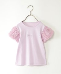 ikka kids/フラワーチュール袖ロゴTシャツ（120〜160cm）/505799404