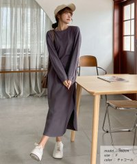 ad thie/アドティエ ad thie サイドスリットTシャツワンピース/505910751