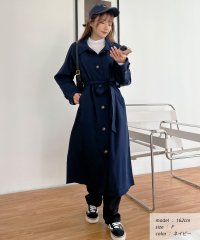 ad thie/アドティエ ad thie ステンカラーコート ロング パステル ラグラン ベルト 冬 春/505910768