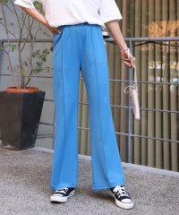 ad thie/アドティエ ad thie セミフレアパンツ センターシーム ウエストゴム カラー 裾広がり レディース 秋 冬/505937917