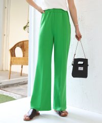 ad thie/アドティエ ad thie セミフレアパンツ センターシーム ウエストゴム カラー 裾広がり レディース 秋 冬/505937917