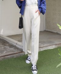 ad thie/アドティエ ad thie テーパードパンツ ダーツ センタープレス カラー ダーツ 立体 春服 春/505937930