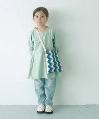 green label relaxing （Kids）/TJ チュニックワンピース ロングスリーブ（ライム）100cm－130cm/505952046