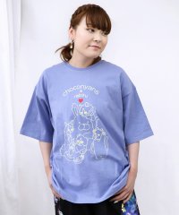 Scolar Parity/桜咲千依さんコラボ第3弾 ネコたちとラビル なかよしプリントTシャツ/505972333