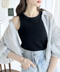 Classical Elf/クラシカルエルフ Classical Elf デコルテを美しく魅せる。オーガニックコットンランダムテレコアソートタンクトップ/505975436