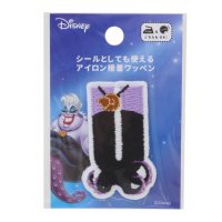 cinemacollection/シネマコレクション cinemacollection リトルマーメイド ワッペン アルファベットワッペン U アースラ ディズニー 社コッカ 手芸用品 キャラク/505975519