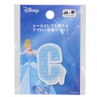 cinemacollection/シンデレラ ワッペン アルファベットワッペン C ディズニープリンセス 社コッカ 手芸用品 キャラクター グッズ /505975525