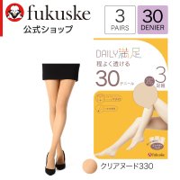 manzoku/マンゾク 満足 デイリー満足 シアータイツ 無地 パンティストッキング SCYゾッキ パンティ部立体設計 抗菌防臭加工 つま先補強 福助 公式/505976319