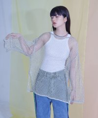 miette/ラメメッシュプルオーバー/505977018