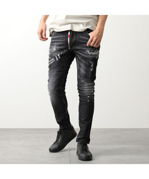セール】DSQUARED2 ジーンズ BLACK PIONER WASH SKATER